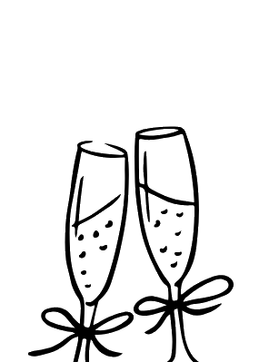 Champagne glasses